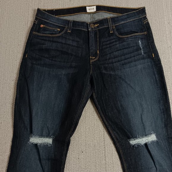 Hudson Krista Super Skinny Jeans Distress Ripped Knees 32 - Picture 3 of 15